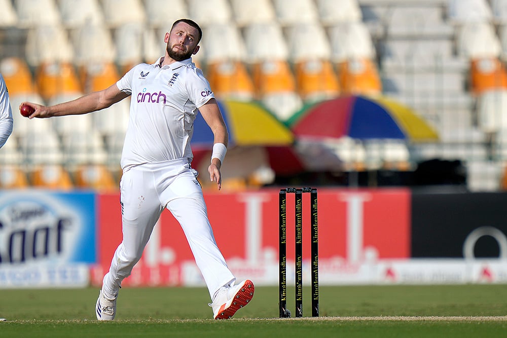 Pakistan vs England 1st test day 4 Cricket photo gallery_Gus Atkinson