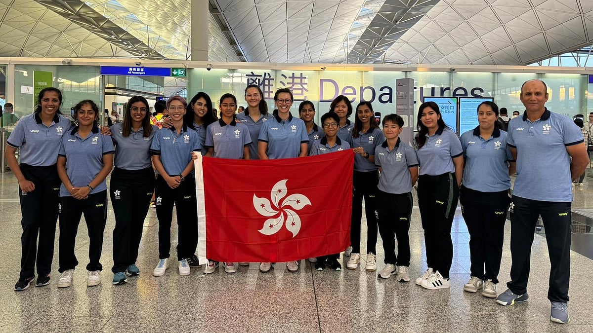 X/CricketHK : Hong Kong women's cricket team.