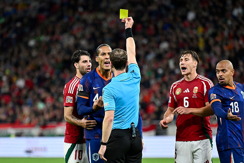 UEFA Nations League Soccer Hungary Vs Netherlands photo gallery_Virgil van Dijk