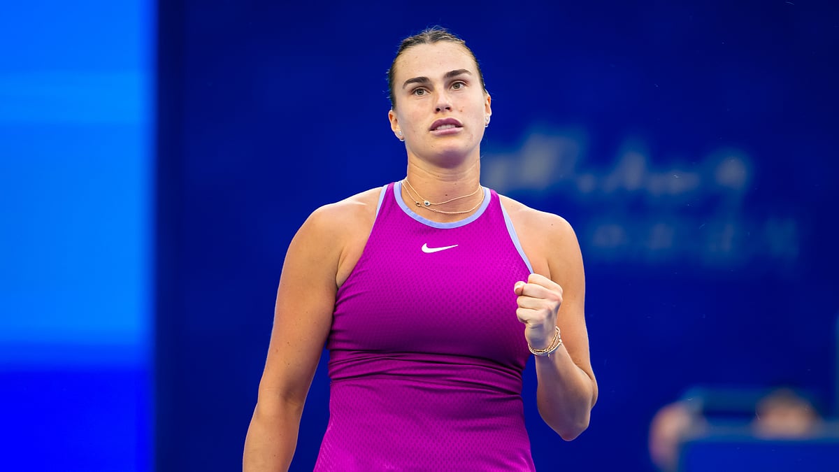 Aryna Sabalenka is through to the Wuhan Open final after her win over Coco Gauff - null