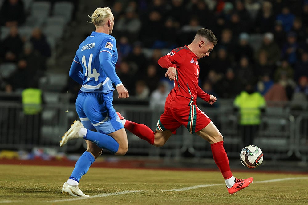 UEFA Nations League Soccer Iceland vs Wales photo gallery_Harry Wilson