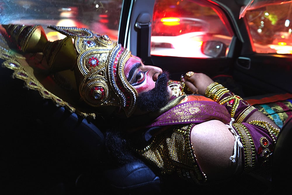 Siddhant in Raavans costume for Ram Leela in Delhi_8