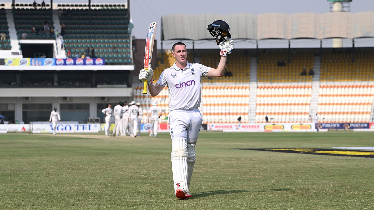 Harry Brook scored 317 runs in England's win over Pakistan.