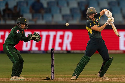 Women's T20 World Cup:  Australia's Ellyse Perry bats against Pakistan