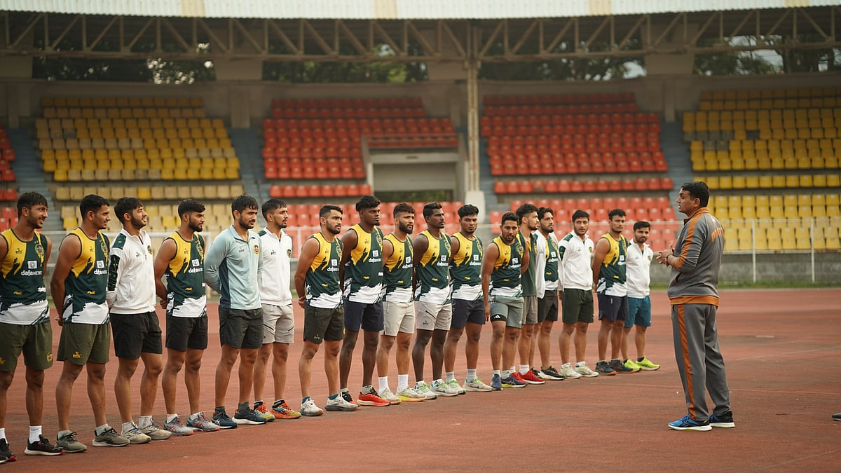 Patna Pirates training ahead of Pro Kabaddi League season 11. - Special Arrangement