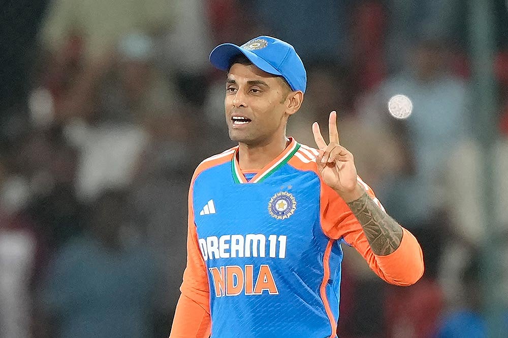 Indias captain Suryakumar Yadav