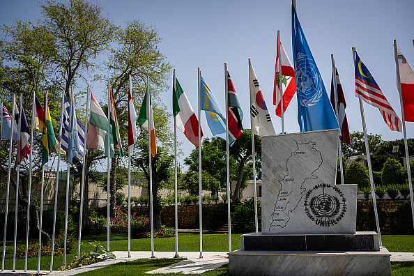 Getty Images : U.N.Peacekeeping Troops Caught Between Escalating Hezbollah-Israel Exchanges