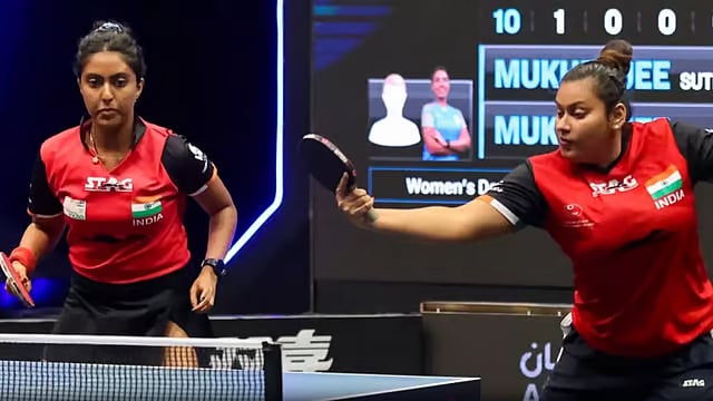 India's Ayhika Mukherjee and Sutirtha Mukherjee had bagged the women's doubles TT bronze at the Asian Games last year. - File
