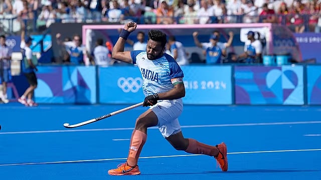 Photo: AP/Anjum Naveed : India men's national hockey team skipper Harmanpreet Singh.