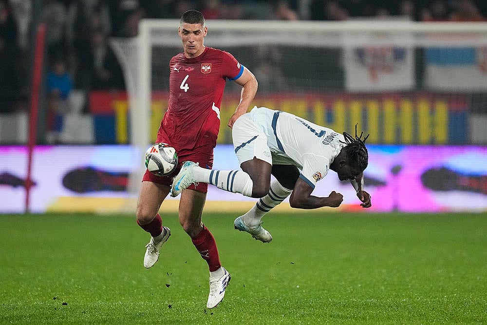 Serbia Switzerland Nations League Soccer