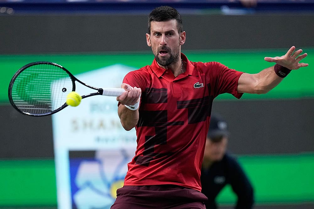 Shanghai Masters Tennis Tournament: Novak Djokovic vs Jannik Sinner