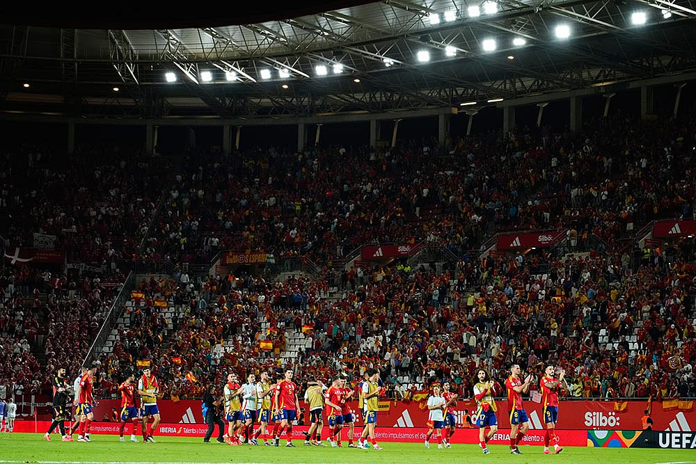 Spain Denmark Nations League Soccer - Photo: AP/Jose Breton