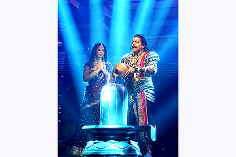 Ashutosh Rana plays Raavan