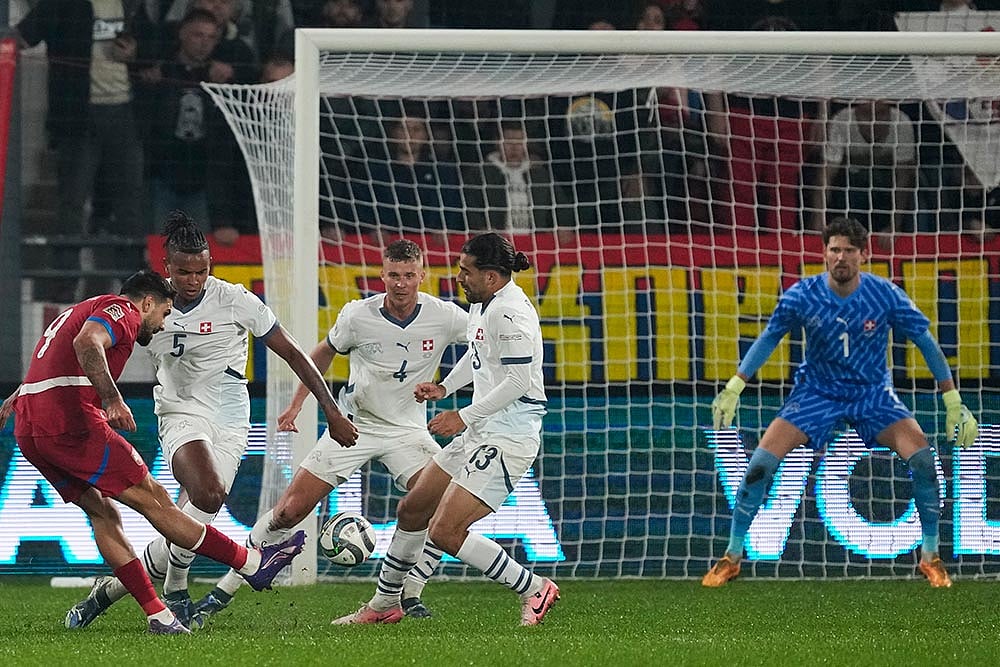 UEFA Nations League Soccer Match: Switzerland vs Serbia