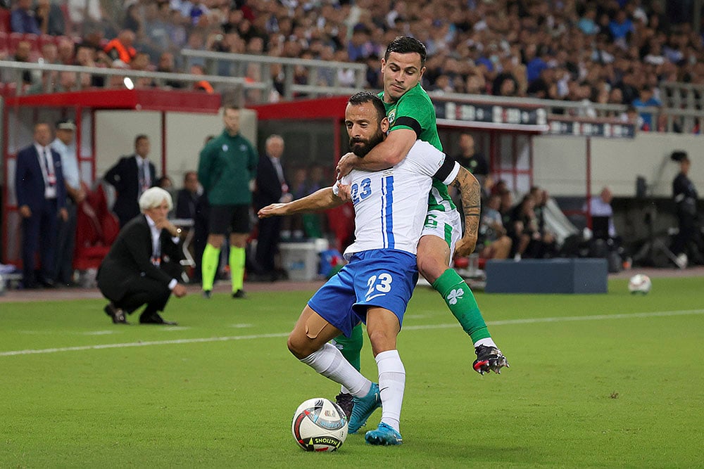 2024-25 UEFA Nations League Soccer Greece vs Ireland Photo gallery_ Josh Cullen