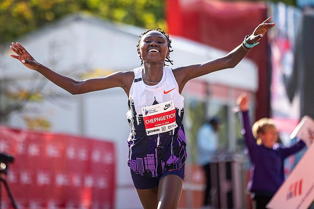 Ruth Chepngetich, from Kenya