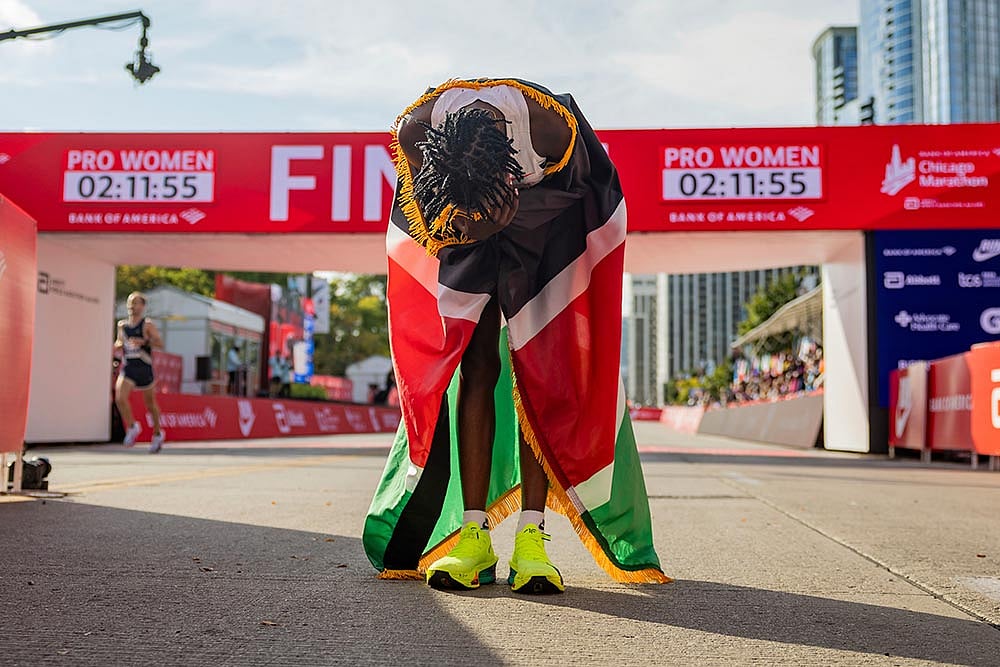 Ruth Chepngetich in Chicago Marathon