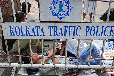 Junior doctors protest in Kolkata