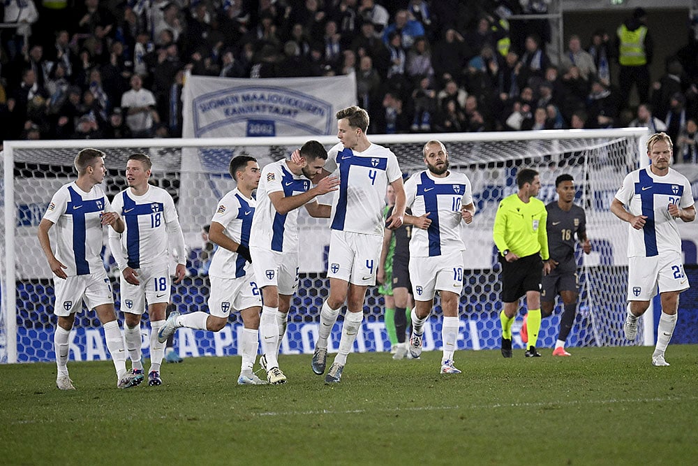 2024-25 UEFA Nations League Soccer Finland vs England Photo gallery_Arttu Hoskonen
