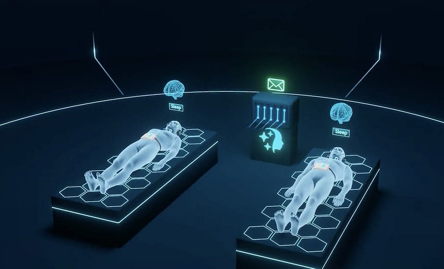 REMspace : This process, termed "dream-to-dream" communication, involves participants receiving and repeating messages while in a controlled dreaming state. 