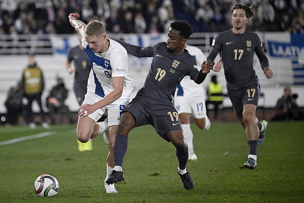 2024-25 UEFA Nations League Soccer Finland vs England Photo gallery_Angel Gomes