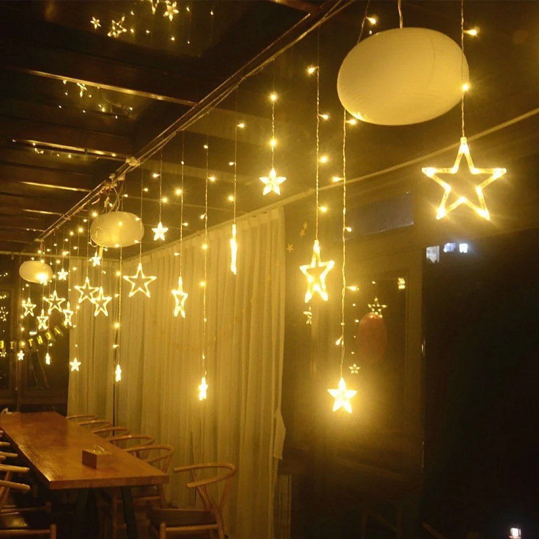 Fairy lights and Toran decoration