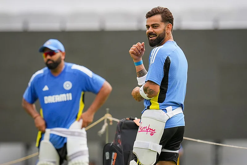 Team Indias training session
