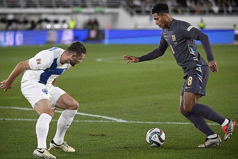 2024-25 UEFA Nations League Soccer Finland vs England Photo gallery_Jude Bellingham