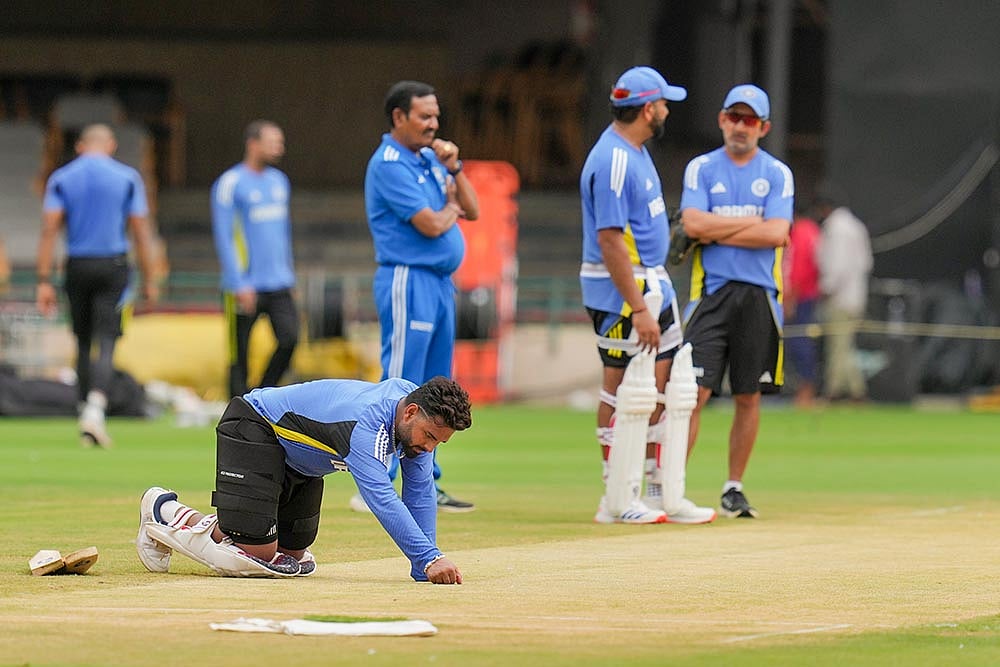 Team Indias training session
