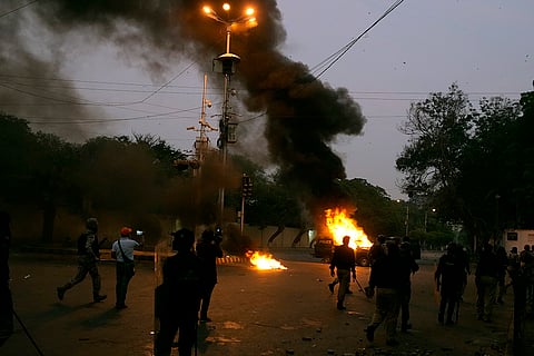 Police chase TLP supporters