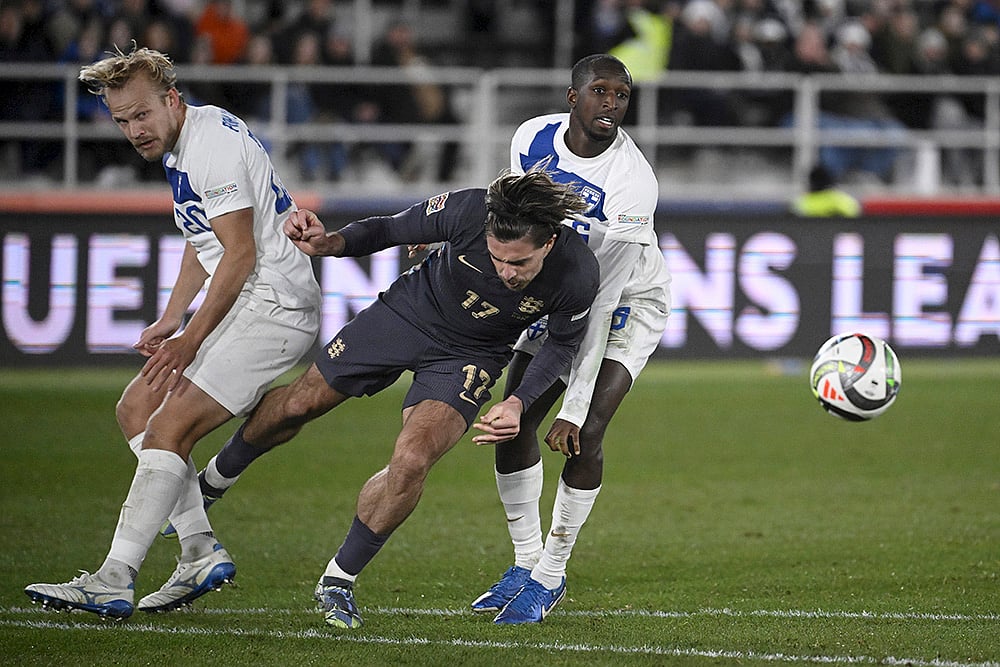 2024-25 UEFA Nations League Soccer Finland vs England Photo gallery_Jack Grealish