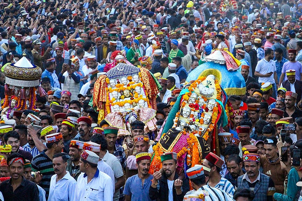 Dussehra festival in Kullu