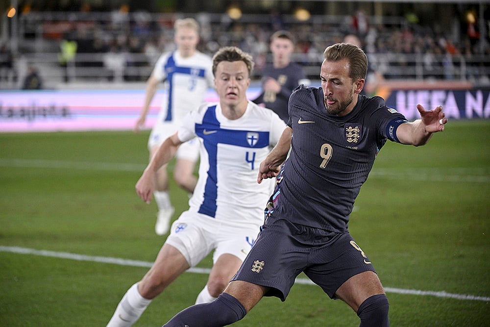 2024-25 UEFA Nations League Soccer Finland vs England Photo gallery_Harry Kane 