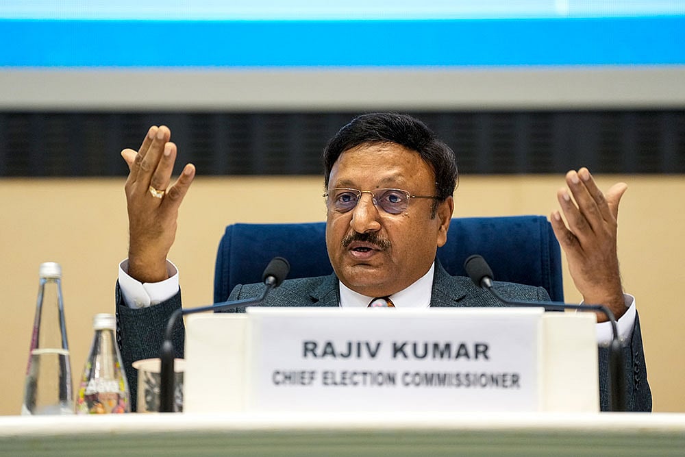 Chief Election Commissioner Rajiv Kumar