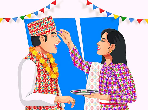 Bhai Tikka in Nepal