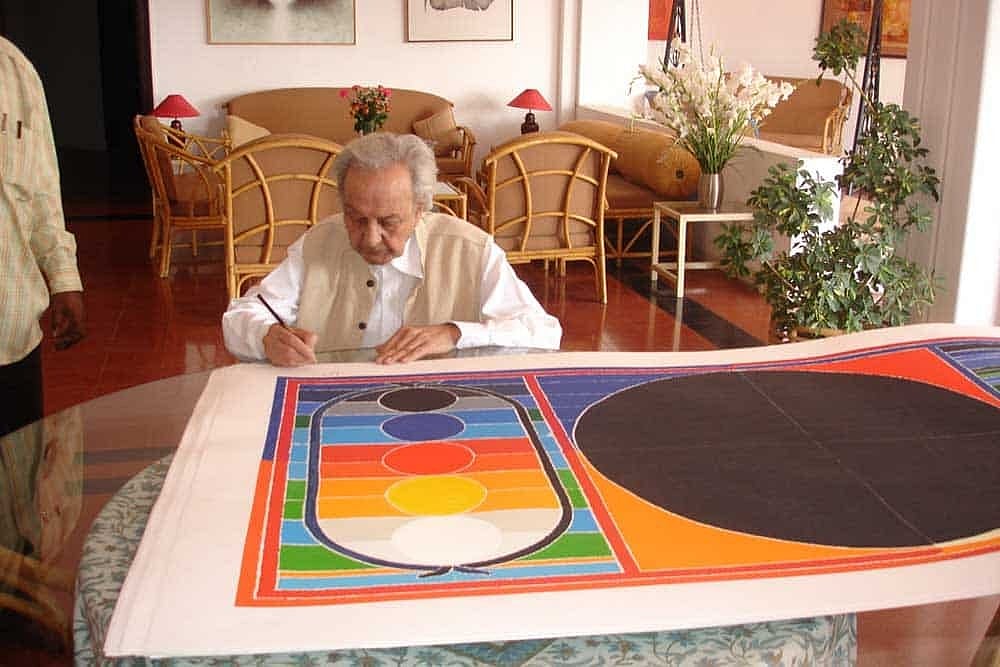 The Legacy Of SH Raza: Celebrating The Iconic Bindu Germination And Village Series