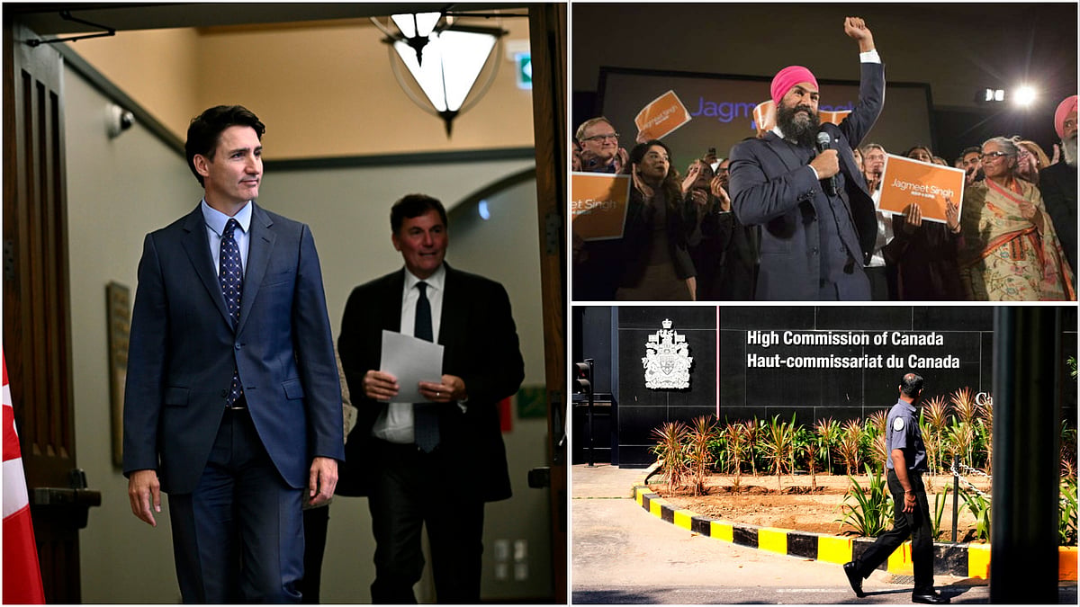| Photo: AP : Calls For Trudeau's Resignation Grow; NDP's Jagmeet Singh Calls For Ban On RSS