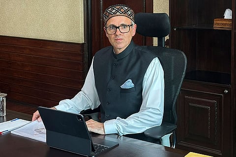 Omar Abdullah in CM office
