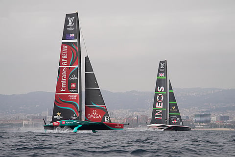 America's Cup: Ineos Britannia and Emirates Team New Zealand