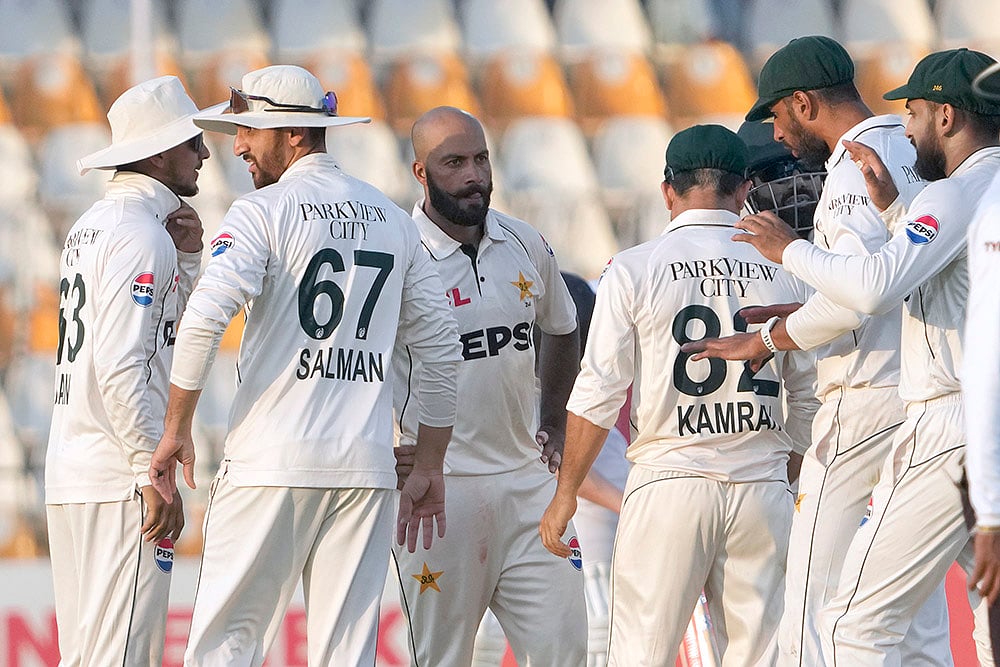 Pakistan vs England 2nd Test Cricket Day 2 Photo gallery_Sajid Khan