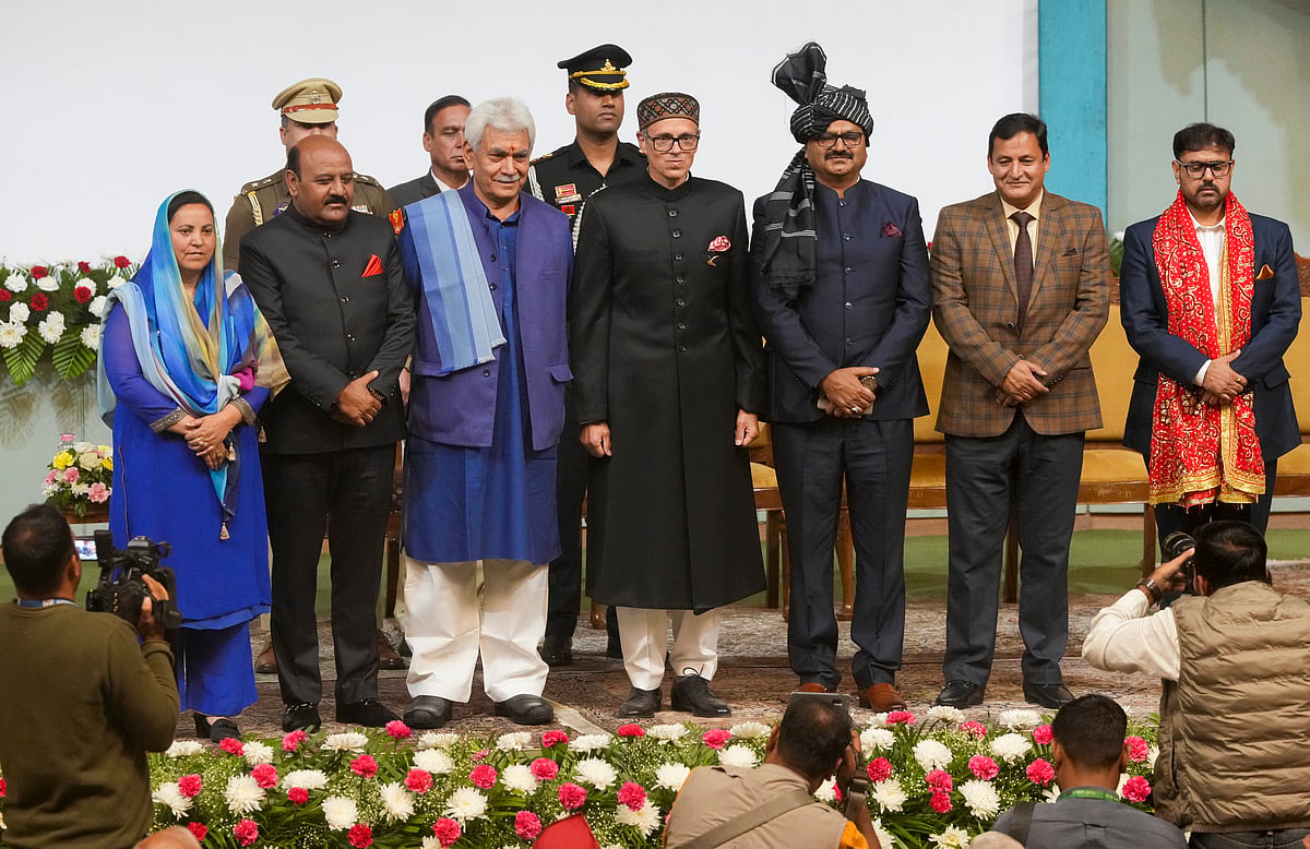 PTI : Swearing-in ceremony of new J&K govt