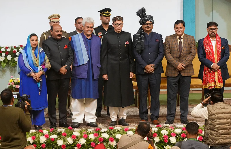 Swearing-in ceremony of new J&K govt