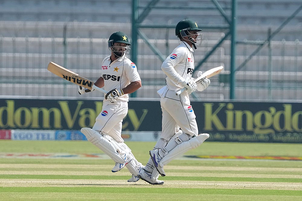 England vs Pakistan, 2nd Test - Kamran Ghulam and Saim Ayub
