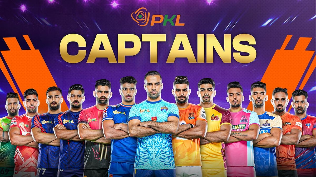 Pro Kabaddi League season 11 all captains. - Pro Kabaddi League