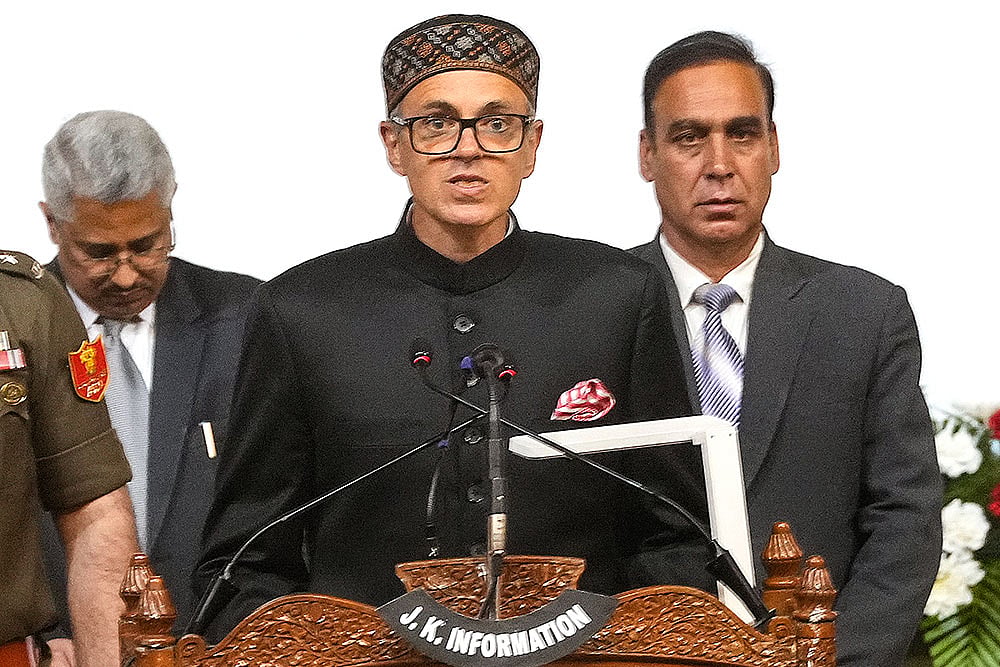 Swearing-in ceremony of J&K govt
