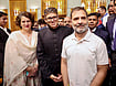 Omar Abdullah 2.0: Will The ‘Lion’ Roar In ‘Caged’ Valley PTI : Rahul Gandhi and Priyanka Gandhi Vadra with CM-designate Omar Abdullah