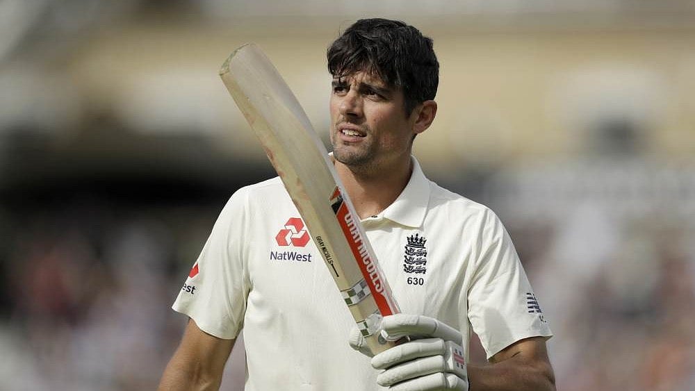 File : Former England skipper Alastair Cook was inducted into the ICC Hall Of Fame.