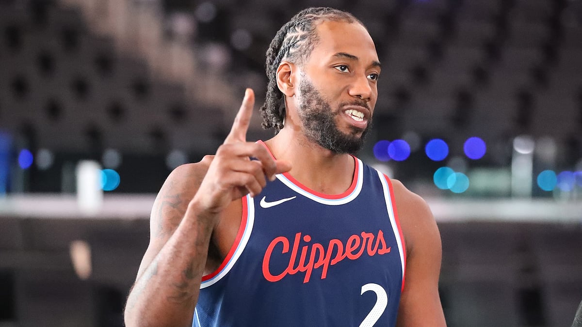 LA Clippers' Kawhi Leonard.