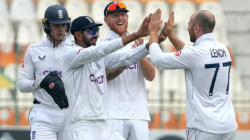 Pakistan vs England 2nd Test Cricket Day 2 Photo gallery_Jack Leach