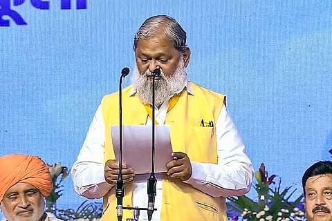 Nayab Saini's oath ceremony